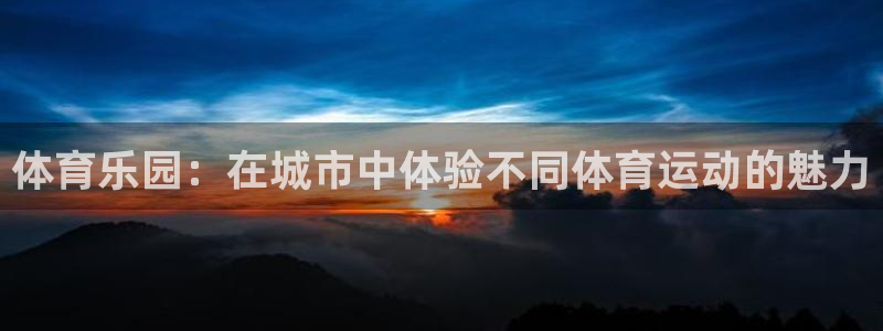 球王会体育：体育乐园：在城市中体验不同体育运动的魅力